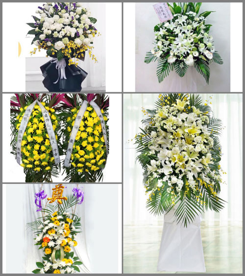 云南普洱孟连县白事花篮预定